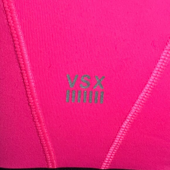 Victoria's Secret Hot Pink VSX Sport Knockout Front Close Sports Bra, Size 34DDD - Picture 13 of 16